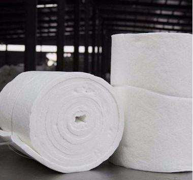 سیلیکات آلومینیوم شعله گیر فیبر سرامیکی پتو ضد گرما عایق پشم 128kg/M3 تراکم برای دیگ