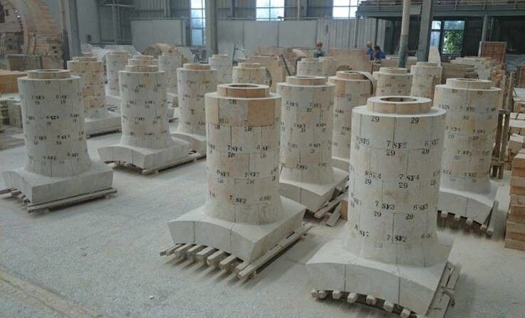 آجر استاندارد آلومینا با درجه حرارت پایین حرارت پایین LZ75 به طور گسترده ای برای اجاق گاز داغ استفاده می شود