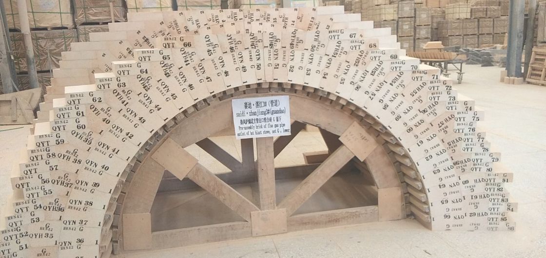مقاومت حرارتی بالا بلوک نسوز آلومینا بالا 1400 ℃ RUL برای اجاق گاز داغ